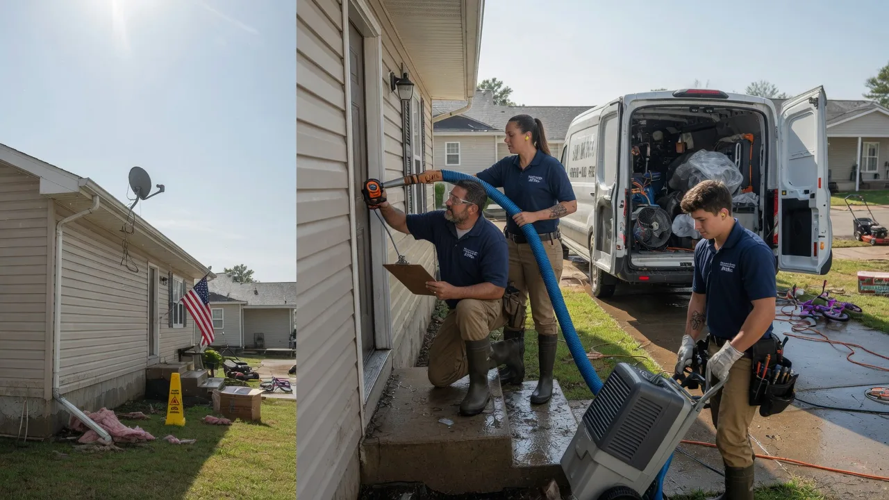 Ceiling Water Damage Restoration in Walls, MS near me